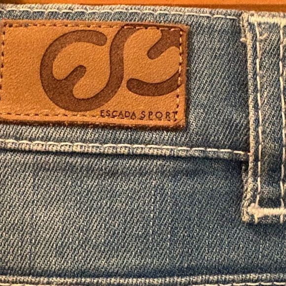 Escada “Kate” Women's Light Blue Boot Cut Jeans - Picture 2 of 15